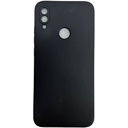 Задняя накладка ZIBELINO Soft Matte для Xiaomi Redmi Note 7/7 Pro (черный) с микрофиброй