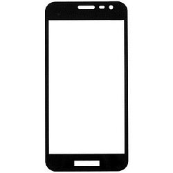 Противоударное стекло DF для Samsung Galaxy J2 Core/J2 Core (2020) DF sColor-102 (black), полный клей