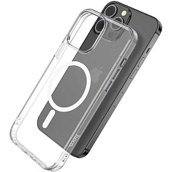 Задняя накладка HOCO для iPhone 14 Plus, глянец, прозрачный (Magnetic series)