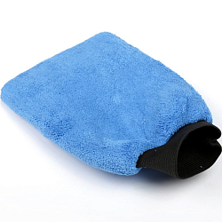 Варежка для уборки авто, 24×16 см, синяя 3119576