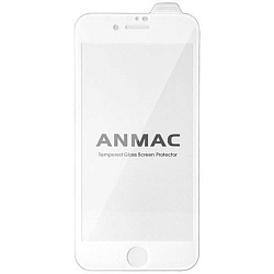 Противоударное стекло 3D ANMAC для iPhone 7/8 белое усиленное (1137187)