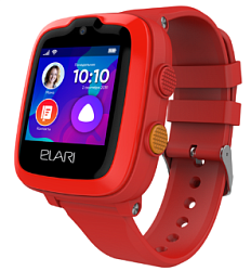 Умные часы ELARI KidPhone 4G (красные) (Уценка)